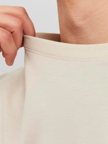 Jack & Jones T-shirt Estampar Decote Redondo -Moonbeam - 12240121