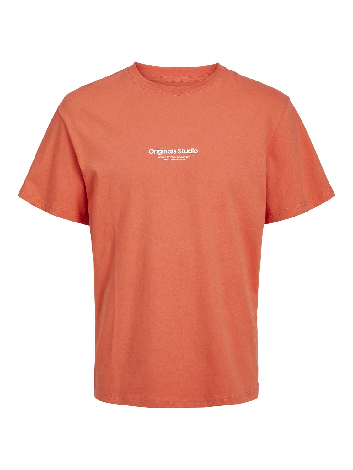 Jack & Jones T-shirt Estampar Decote Redondo -Ginger - 12240121