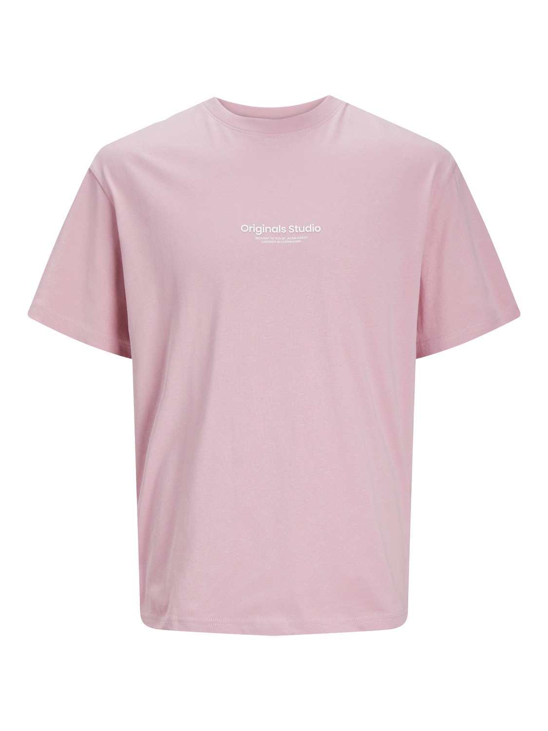 Jack & Jones Gedruckt Rundhals T-shirt -Pink Nectar - 12240121