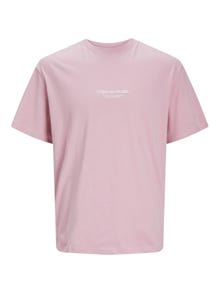 Jack & Jones T-shirt Imprimé Col rond -Pink Nectar - 12240121