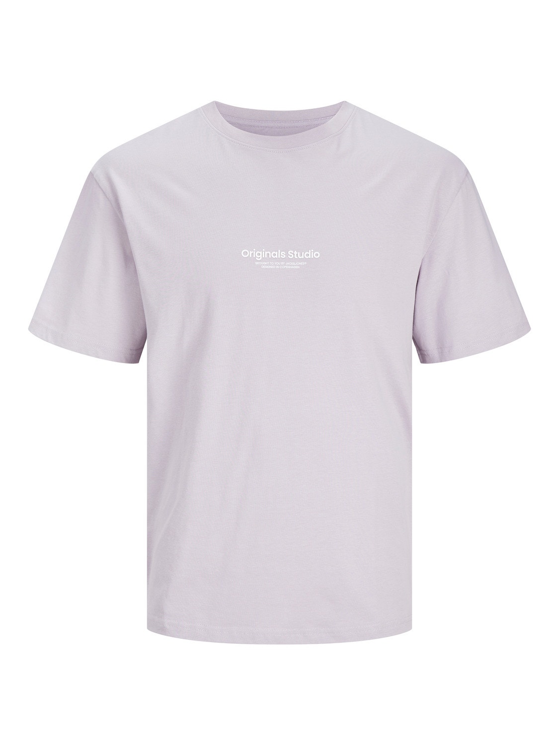 Jack & Jones Painettu Pyöreä pääntie T-paita -Lavender Frost - 12240121