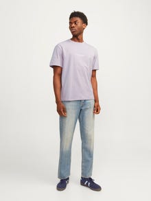 Jack & Jones Potištěný Kruhový výstřih Tričko -Lavender Frost - 12240121