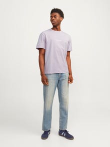Jack & Jones Trykk O-hals T-skjorte -Lavender Frost - 12240121