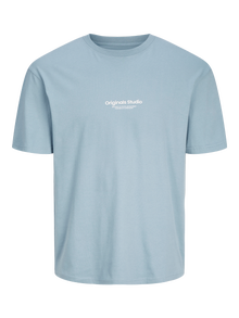 Jack & Jones Printed Crew neck T-shirt -Mountain Spring - 12240121