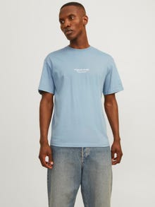 Jack & Jones Spausdintas raštas Apskritas kaklas Marškinėliai -Mountain Spring - 12240121