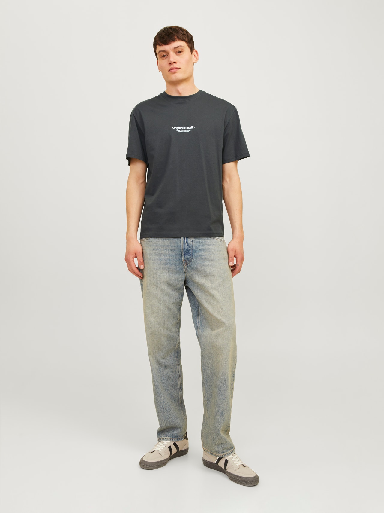 Jack & Jones Gedrukt Ronde hals T-shirt -Forest River - 12240121