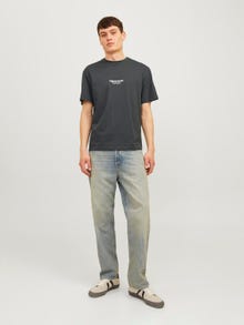 Jack & Jones Nyomott mintás Környak Trikó -Forest River - 12240121