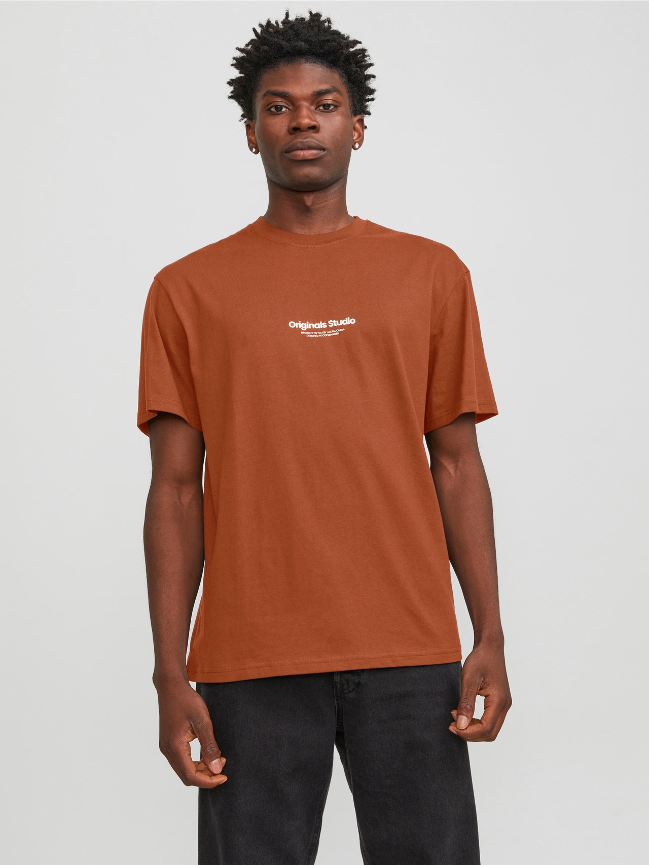 Jack & Jones Καλοκαιρινό μπλουζάκι -Brandy Brown - 12240121