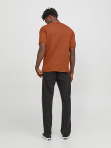 Jack & Jones Καλοκαιρινό μπλουζάκι -Brandy Brown - 12240121