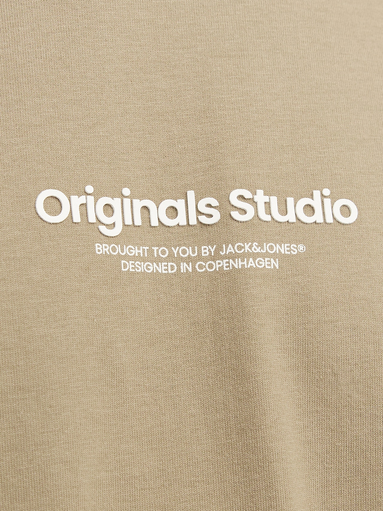 Jack & Jones Nadruk Okrągły dekolt T-shirt -Silver Sage - 12240121