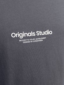 Jack & Jones Printed Crew neck T-shirt -Iron Gate - 12240121