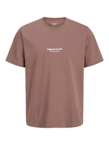 Jack & Jones T-shirt Stampato -Deep Taupe - 12240121