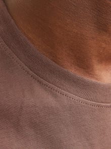 Jack & Jones Painettu Pyöreä pääntie T-paita -Deep Taupe - 12240121