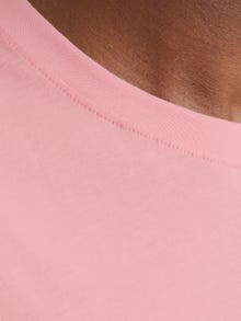 Jack & Jones Tryck Rundringning T-shirt -Tickled Pink - 12240121