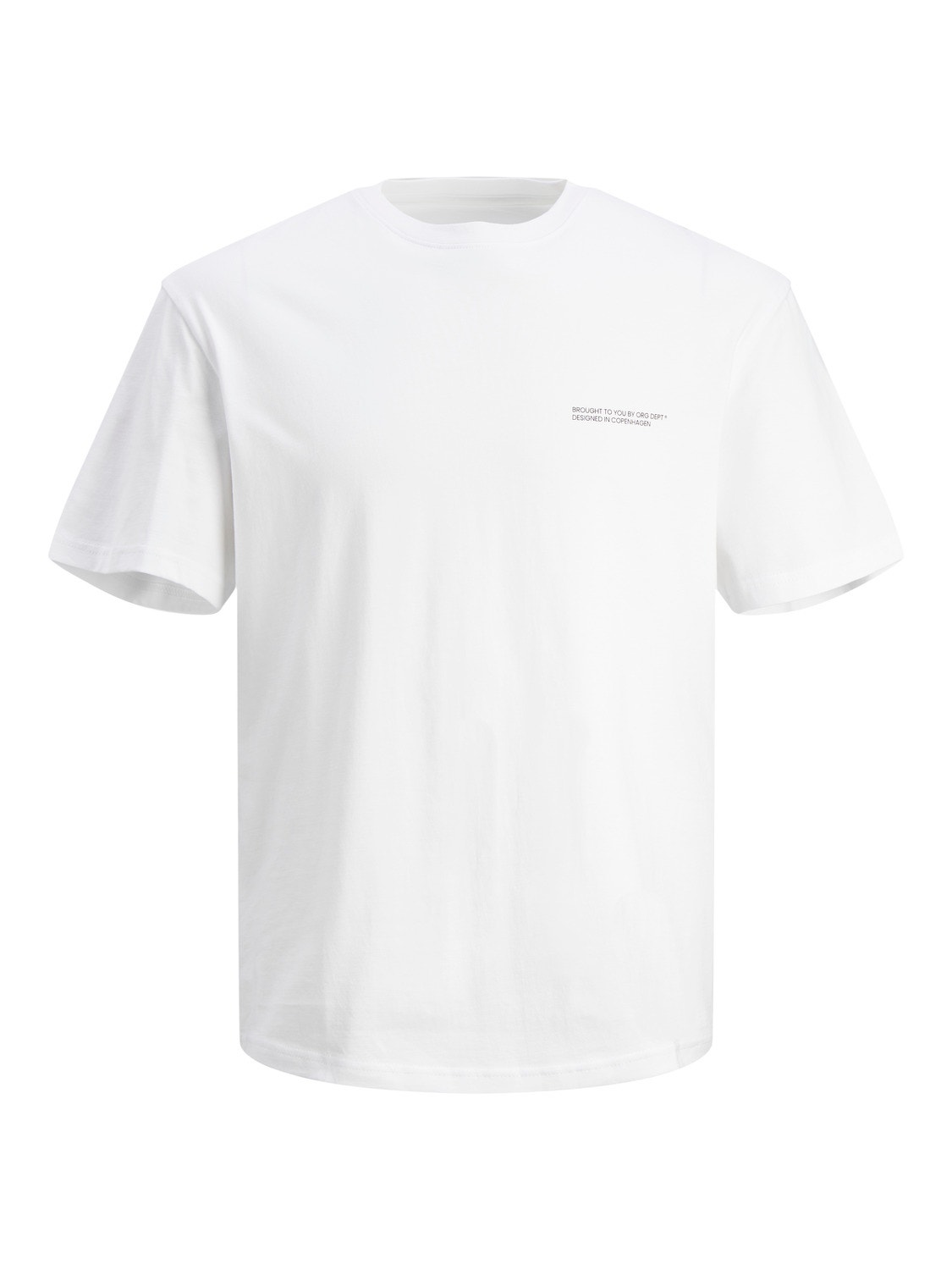Jack & Jones Gedrukt Ronde hals T-shirt -Bright White - 12240122