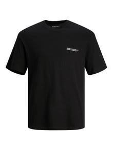 Jack & Jones Gedruckt Rundhals T-shirt -Black - 12240122