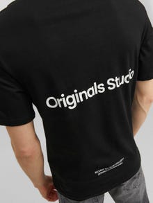 Jack & Jones Gedruckt Rundhals T-shirt -Black - 12240122