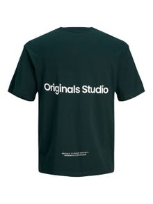 Jack & Jones Printed Crew neck T-shirt -Magical Forest - 12240122