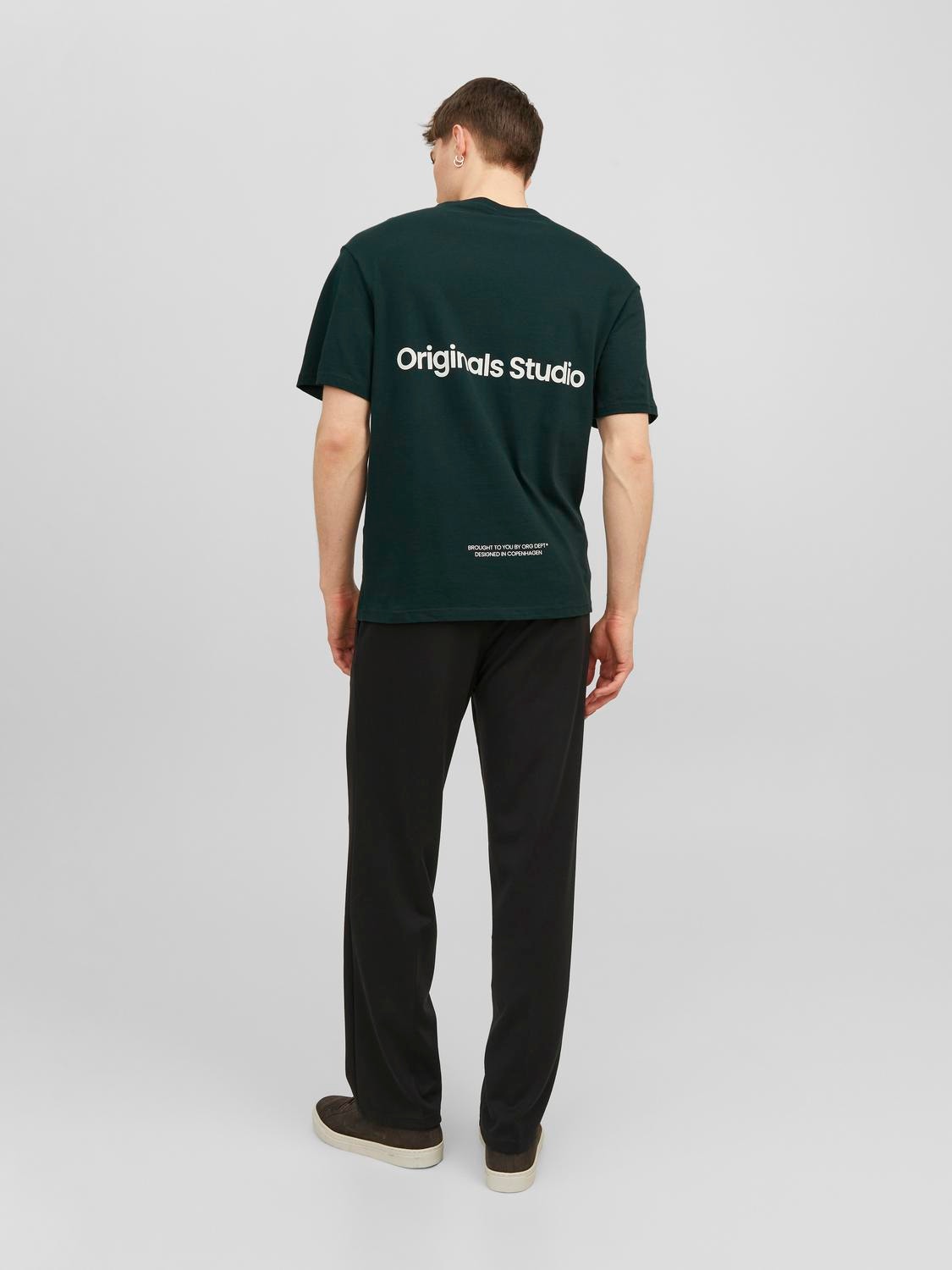 Jack & Jones Nadruk Okrągły dekolt T-shirt -Magical Forest - 12240122