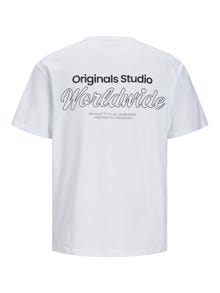 Jack & Jones Camiseta Estampado Cuello redondo -Bright White - 12240122