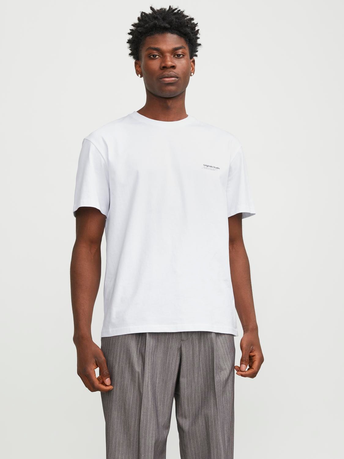 Jack & Jones Καλοκαιρινό μπλουζάκι -Bright White - 12240122