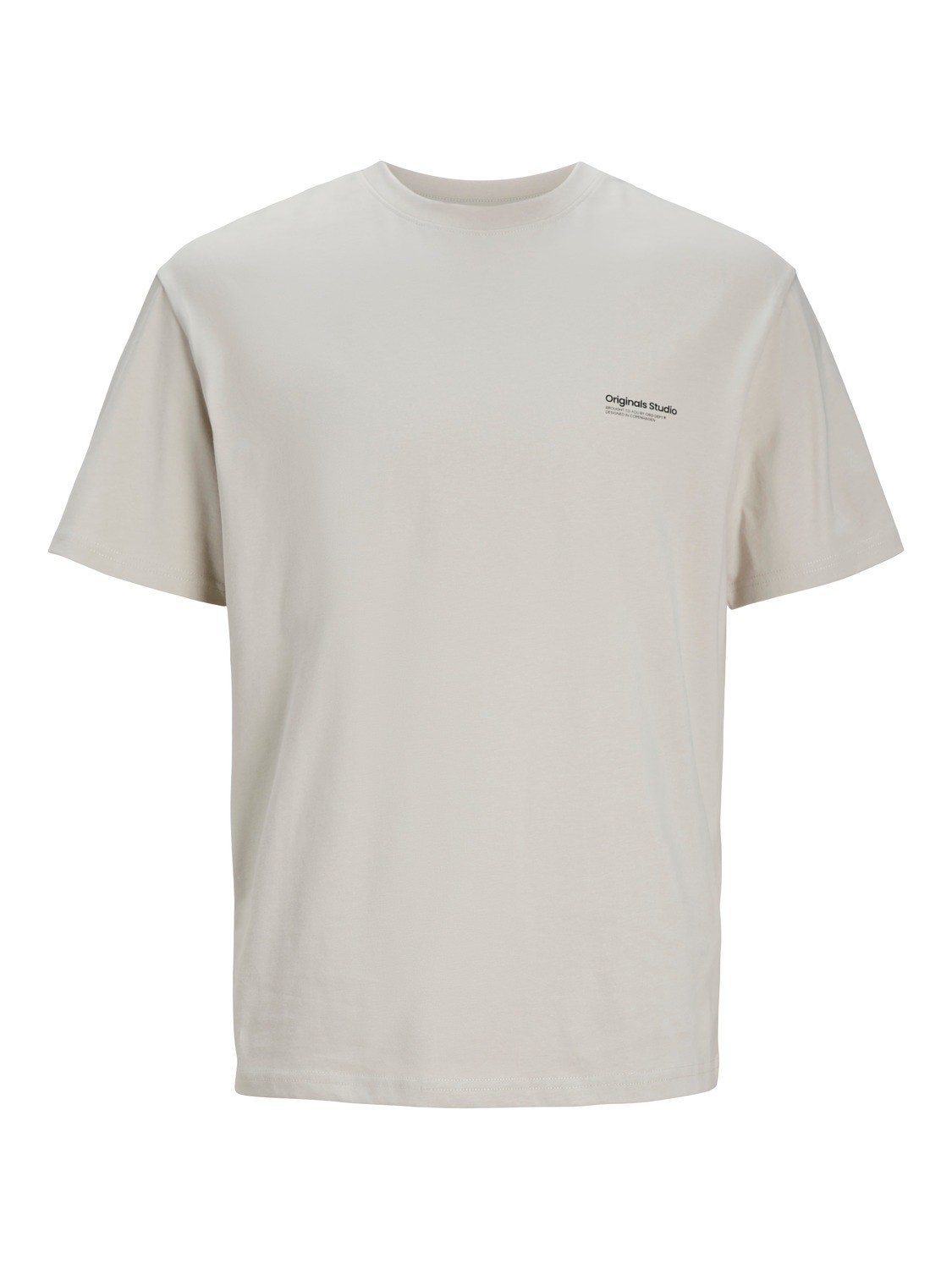 Jack & Jones T-shirt Estampar Decote Redondo -Moonbeam - 12240122