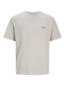 Jack & Jones T-shirt Imprimé Col rond -Moonbeam - 12240122