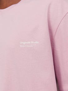 Jack & Jones T-shirt Imprimé Col rond -Pink Nectar - 12240122
