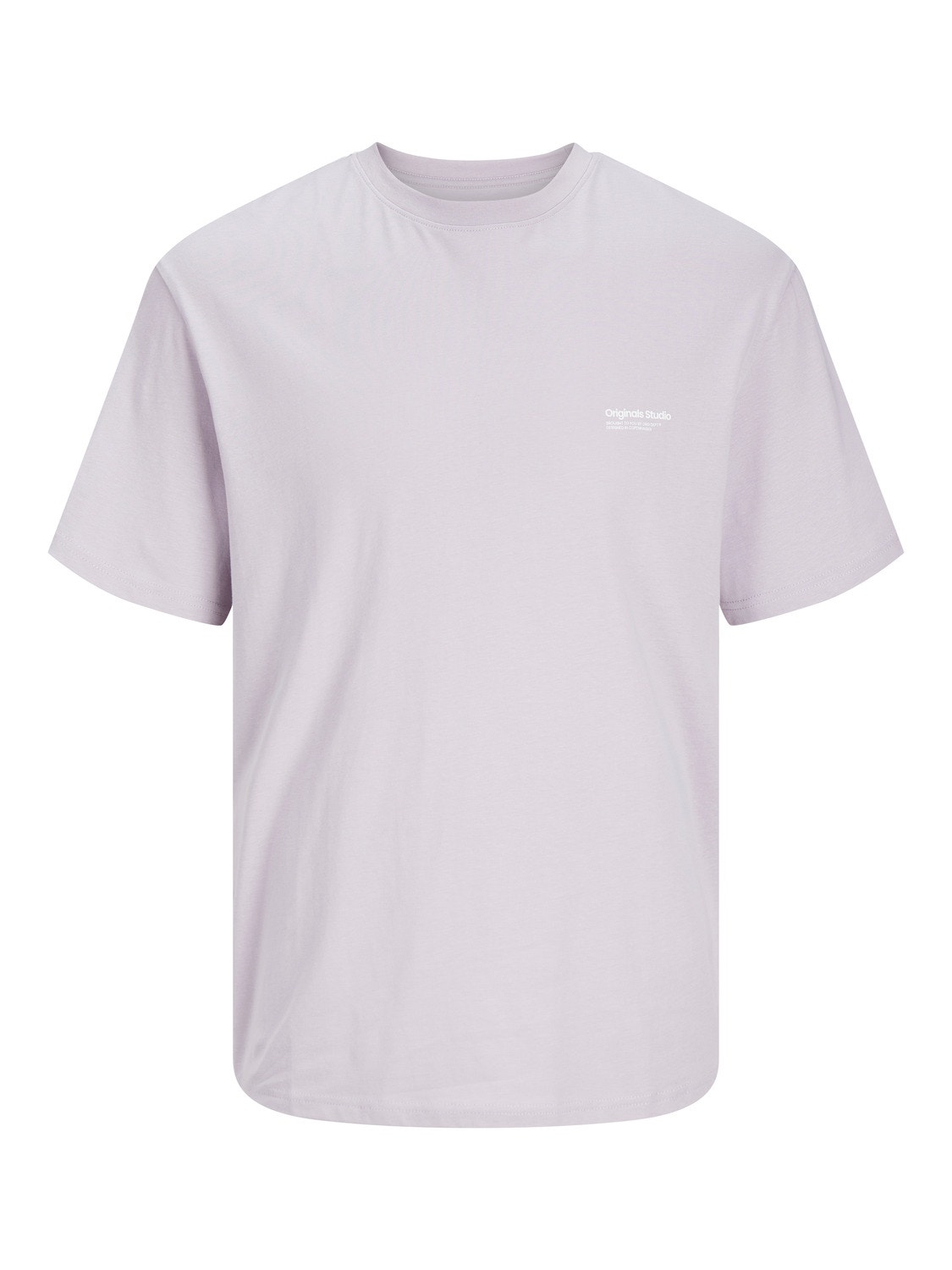 Jack & Jones Printet Crew neck T-shirt -Lavender Frost - 12240122