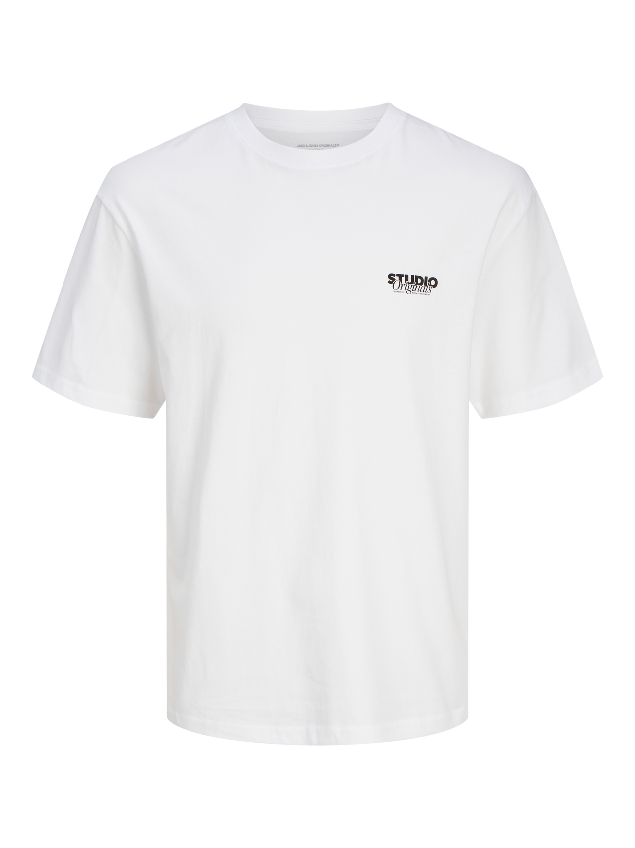Jack & Jones Printed Crew neck T-shirt -Bright White - 12240122