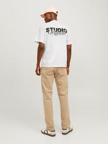 Jack & Jones Καλοκαιρινό μπλουζάκι -Bright White - 12240122