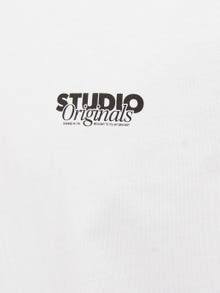 Jack & Jones Gedruckt Rundhals T-shirt -Bright White - 12240122