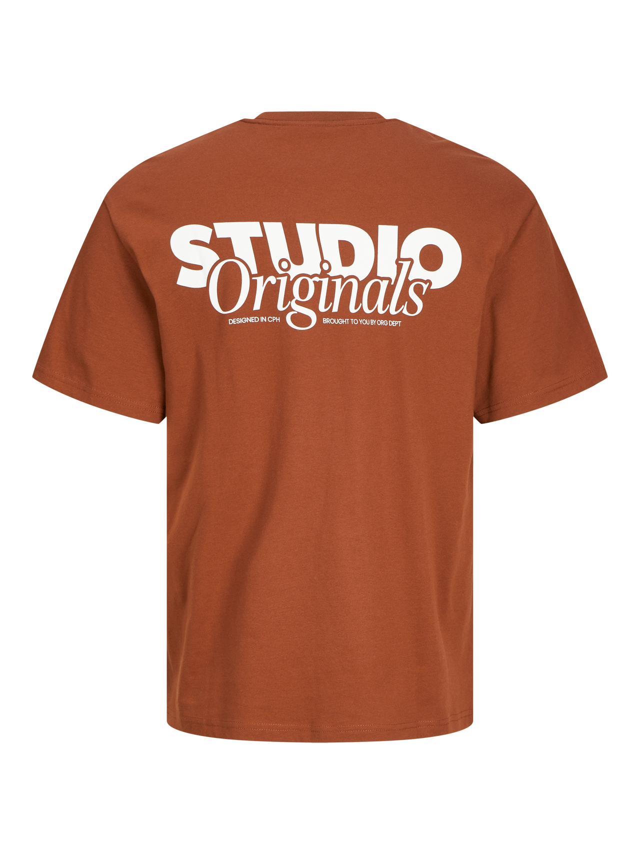 Jack & Jones Gedruckt Rundhals T-shirt -Brandy Brown - 12240122