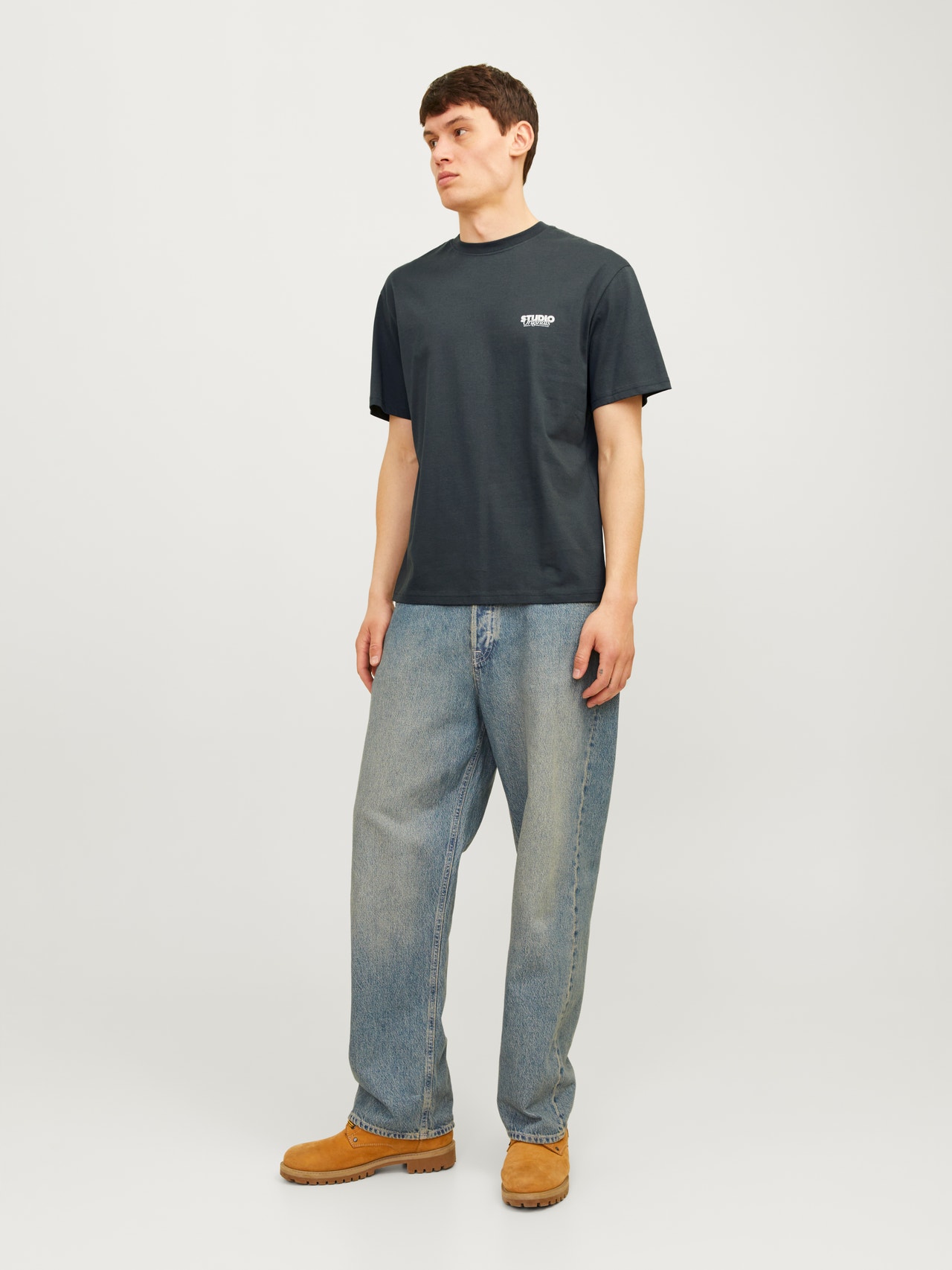 Jack & Jones Bedrukt Ronde hals T-shirt -Forest River - 12240122