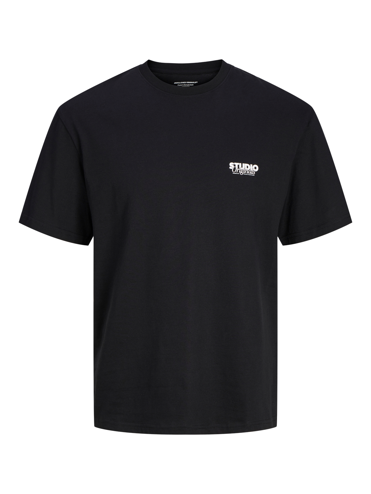 Jack & Jones Tryck Rundringning T-shirt -Black - 12240122