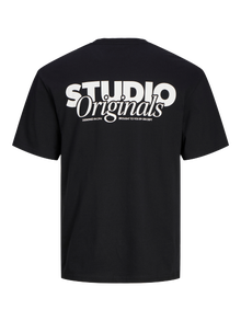 Jack & Jones Gedruckt Rundhals T-shirt -Black - 12240122