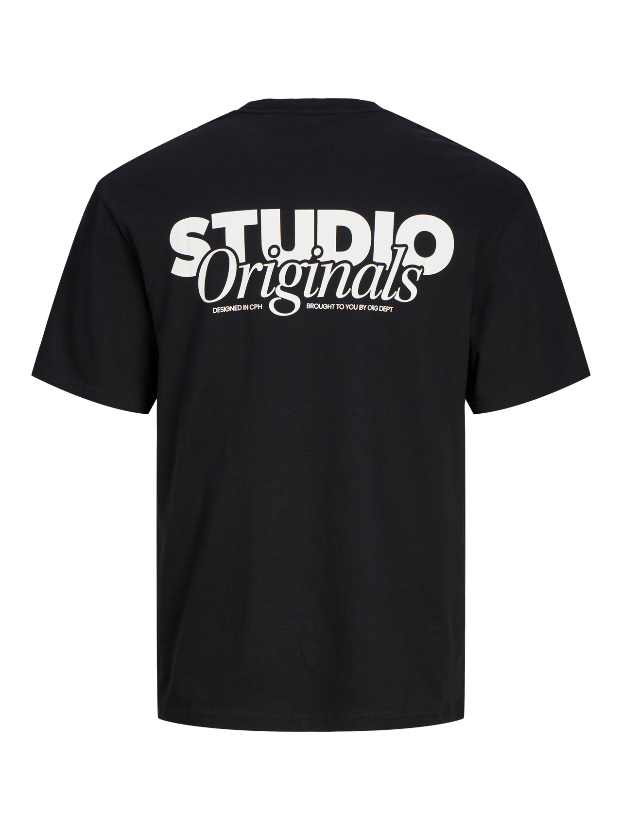 Jack & Jones Gedrukt Ronde hals T-shirt -Black - 12240122