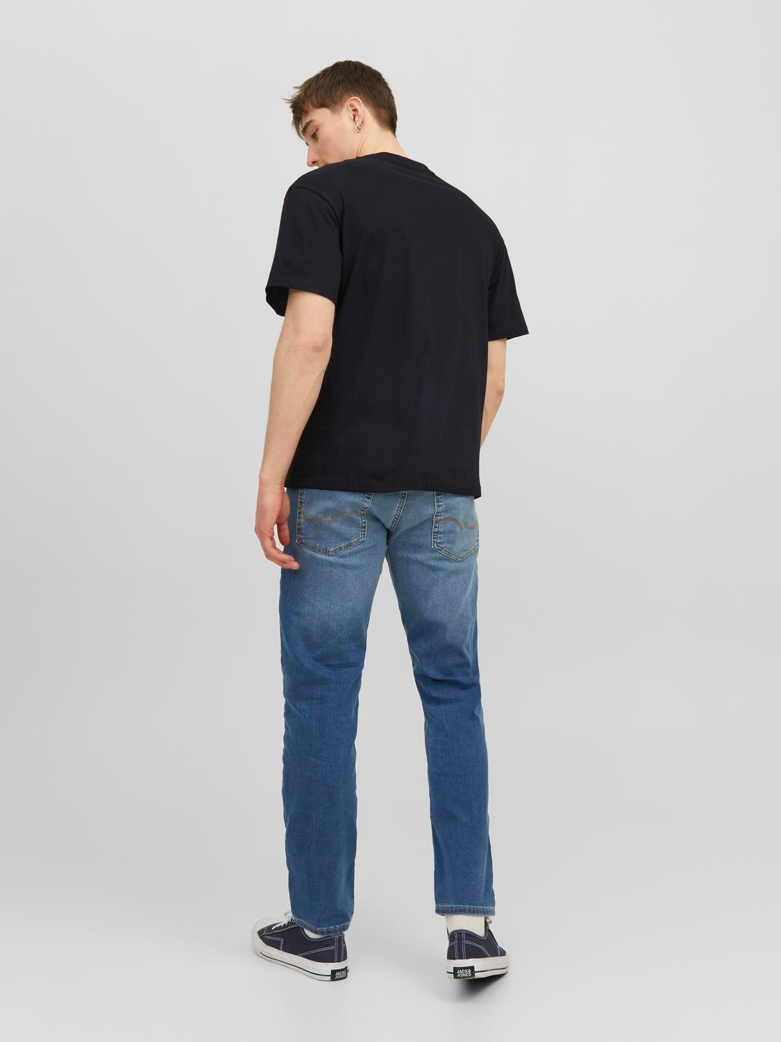 Jack & Jones T-shirt Imprimé photo Col rond -Black - 12240123