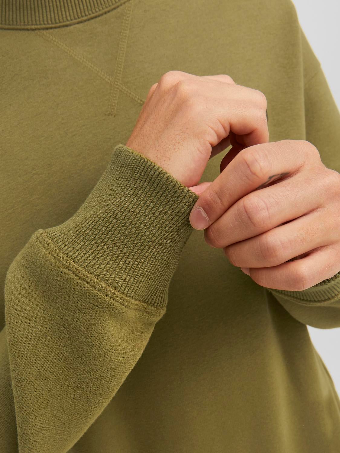 Olive discount color sweatshirt