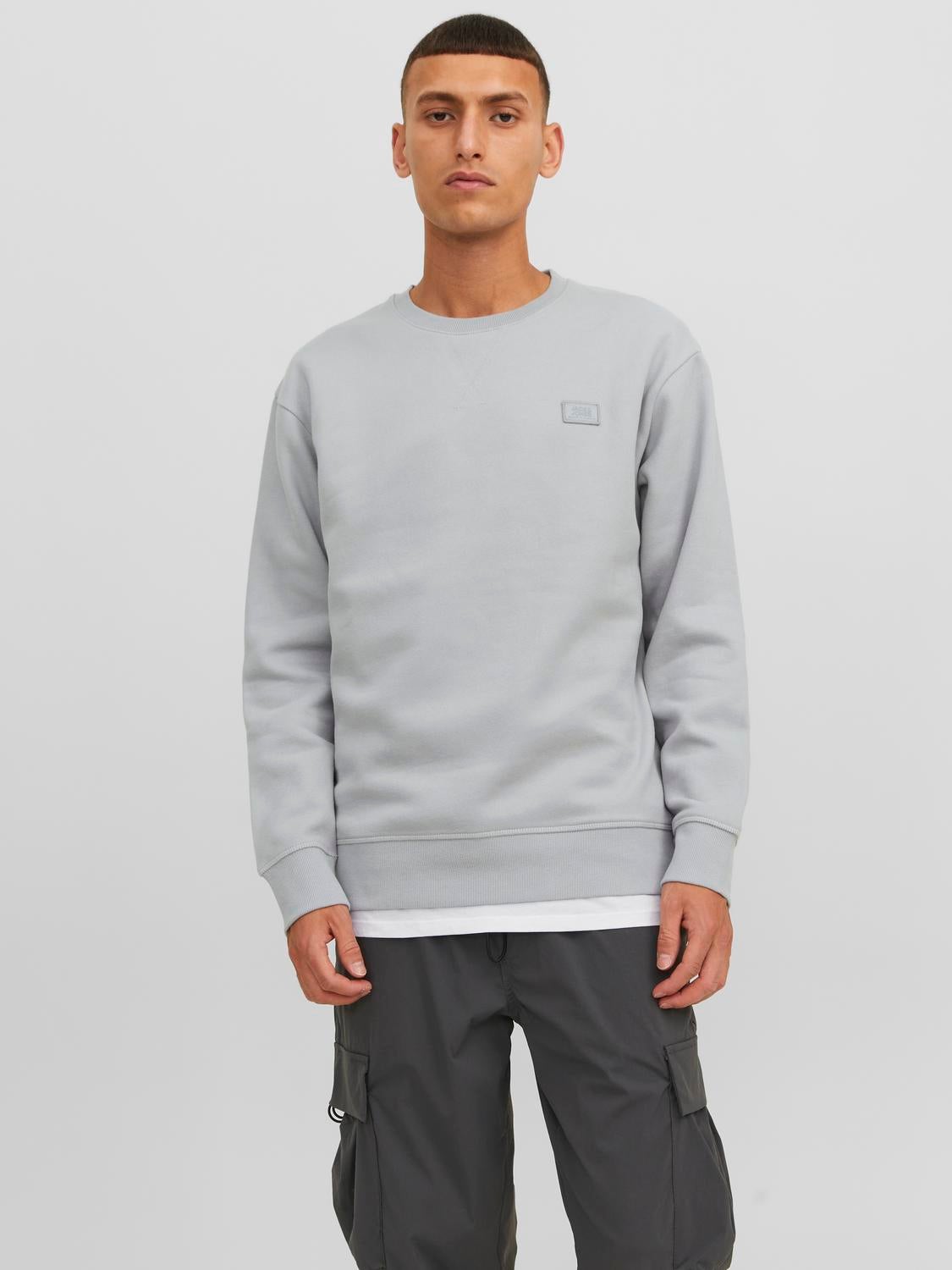 Jack and jones grey clearance sweatshirt