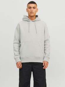 Jack & Jones Plain Hoodie -High-rise - 12240189