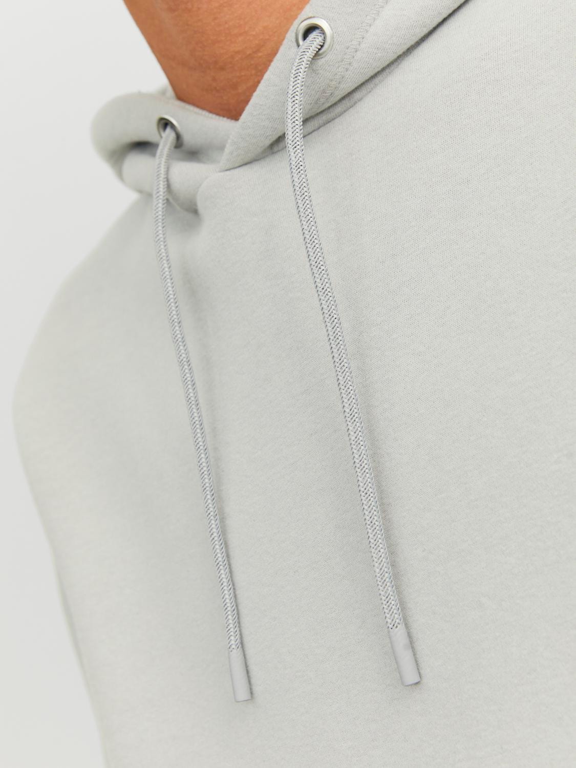 Jack & Jones Plain Hoodie -High-rise - 12240189