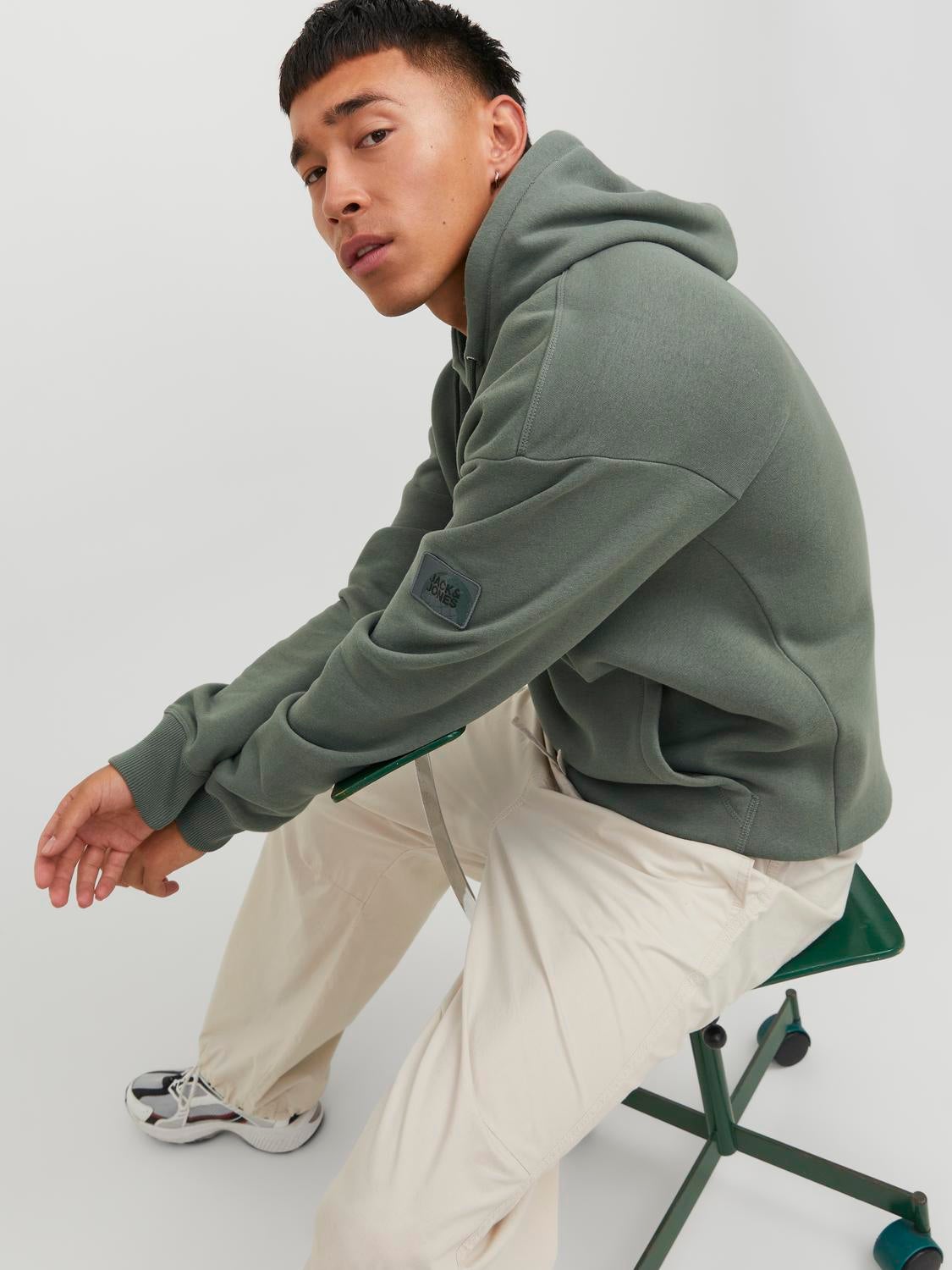 Jack and best sale jones green hoodie