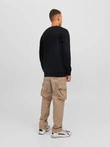 Jack & Jones Logo Pyöreäkauluksinen collegepaita -Black - 12240211