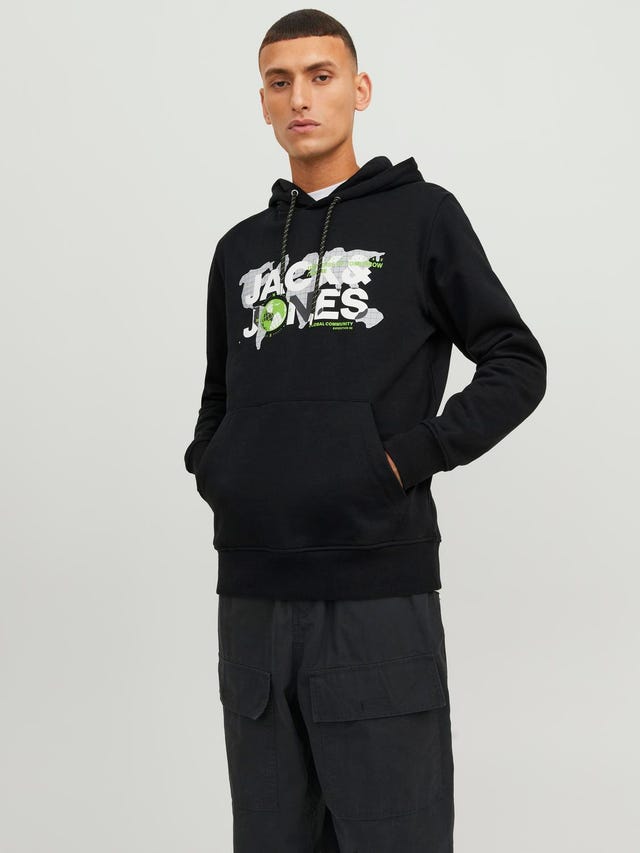 Jack & Jones Hoodie Logo - 12240214