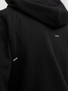Jack & Jones Plain Half Zip Sweatshirt -Black - 12240224