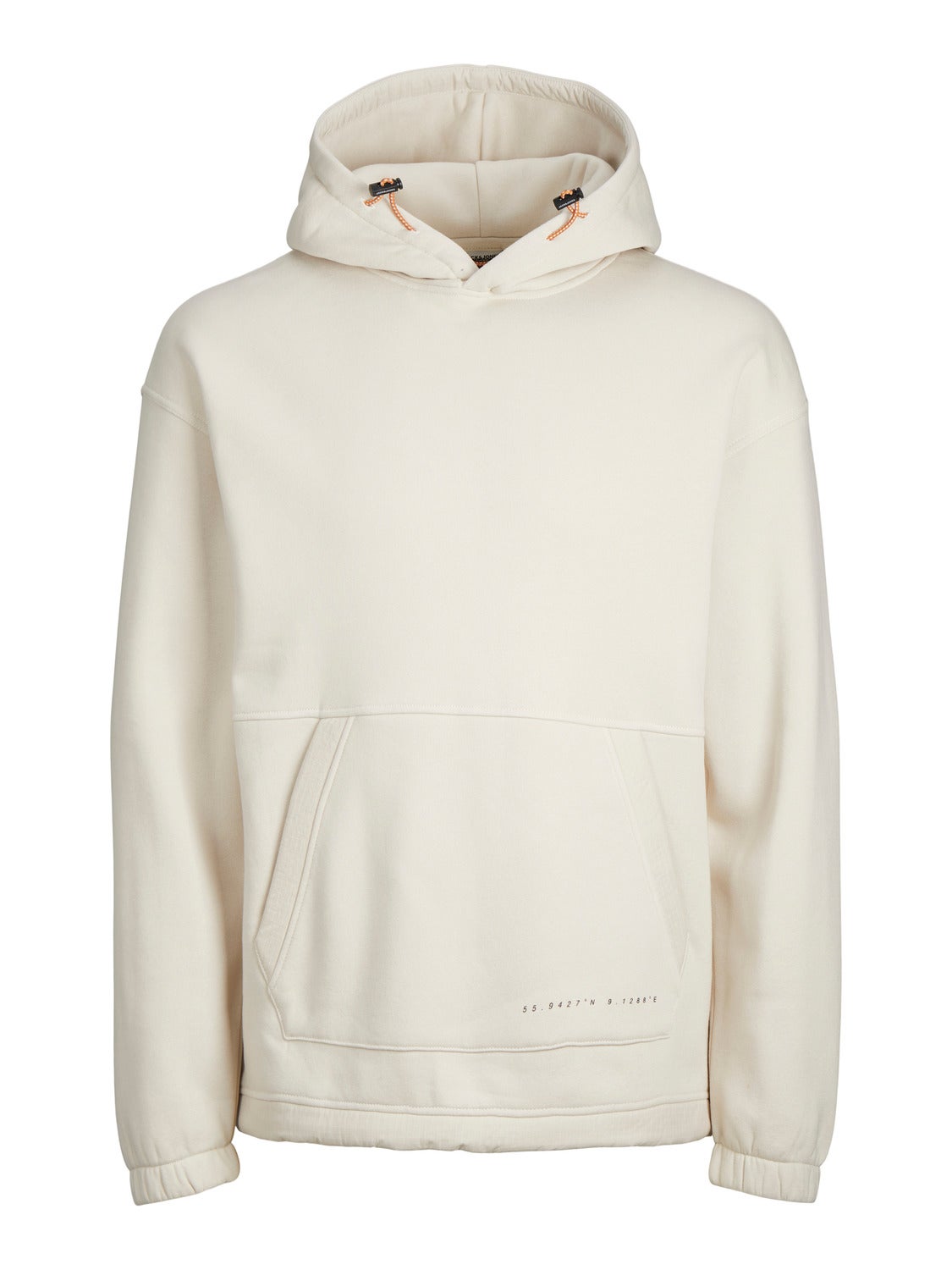 Sweat à Capuche Jack & Jones Garçon - Coupe Droite, Poche Kangourou, Imprimé Logo, Intérieur Gratté