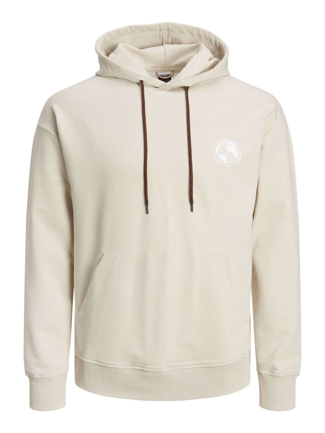 Jack & Jones Nyomott mintás Kapucnis felső -Moonbeam - 12240239