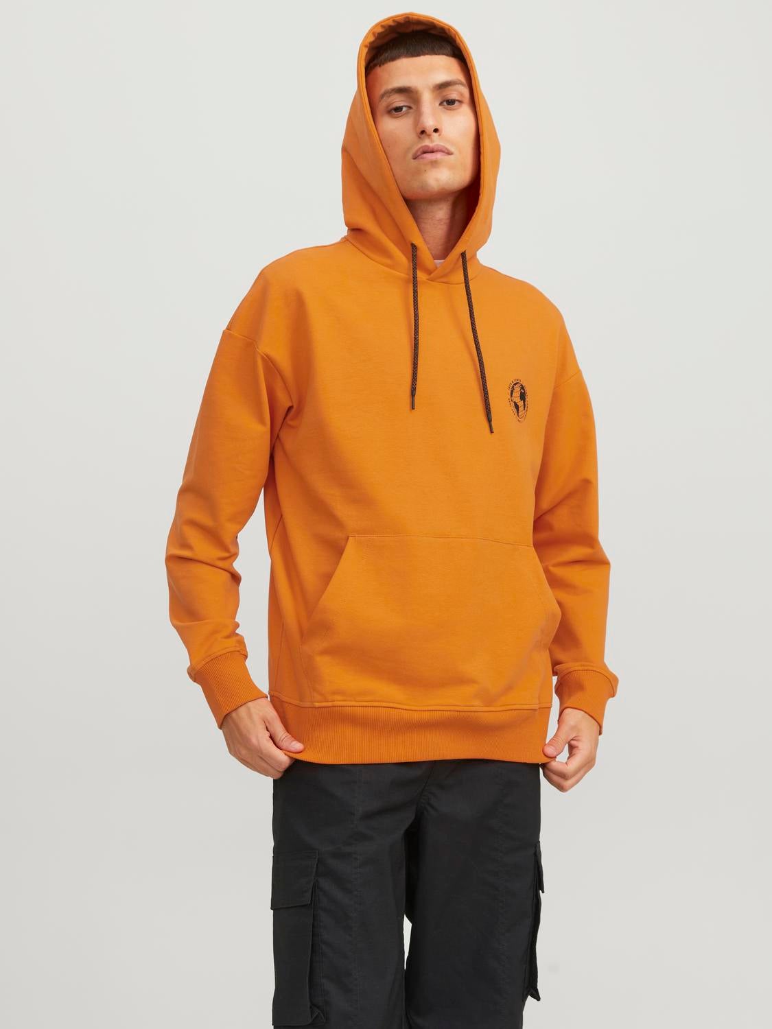 Dark orange store champion hoodie