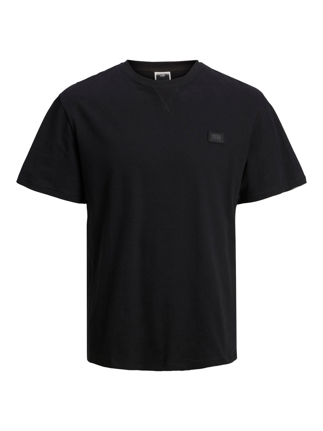 Jack & Jones Logo Pyöreä pääntie T-paita -Black - 12240266